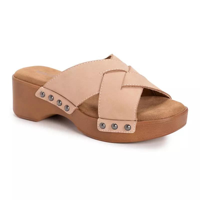 MUK LUKS Womens Cadence Comfortable Casual Sandals Product Image