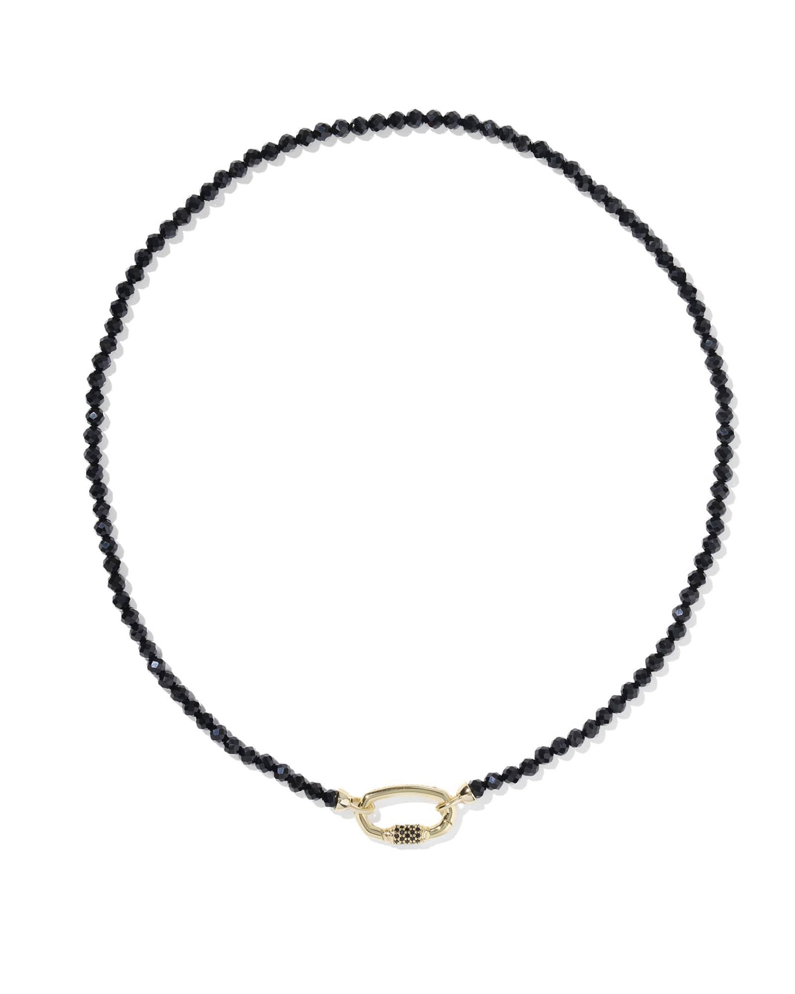 Emery Gold Beaded Strand Necklace Product Image