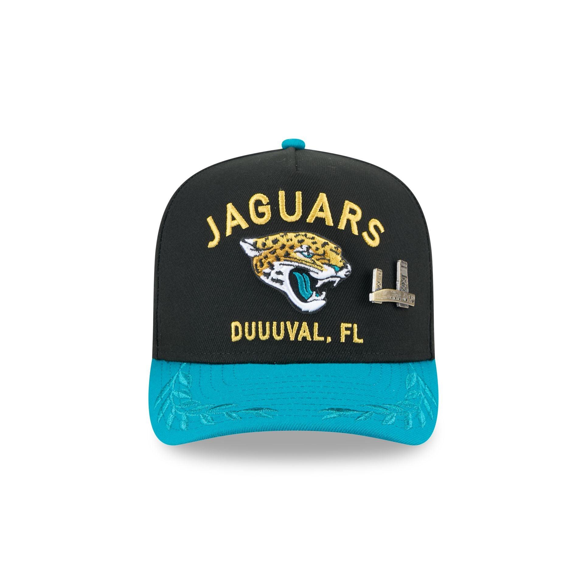 Jacksonville Jaguars 2025 Draft Black 59FIFTY A-Frame Fitted Hat Male Product Image