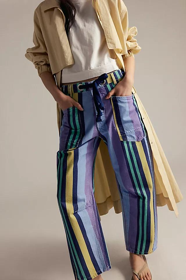 We The Free Moxie Printed Low-Slung Barrel Jeans Product Image