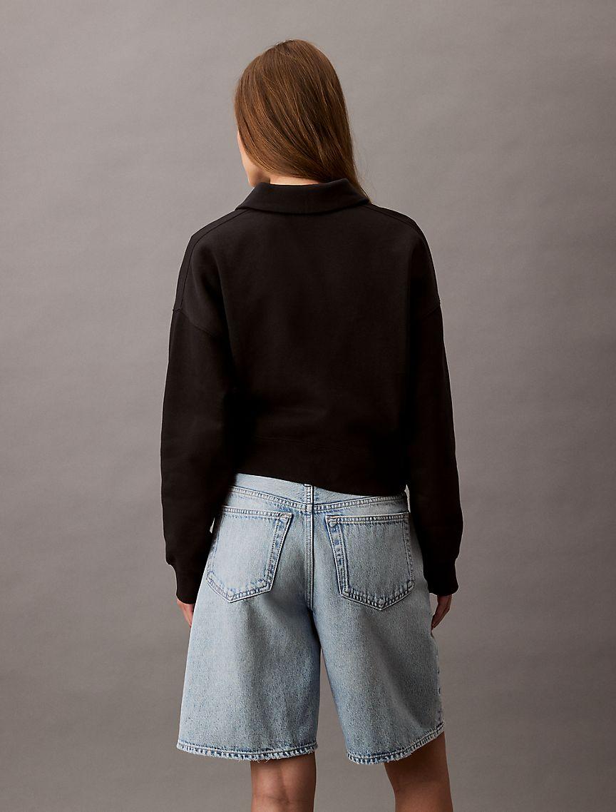 Archive Logo Fleece Quarter Zip Sweatshirt Product Image