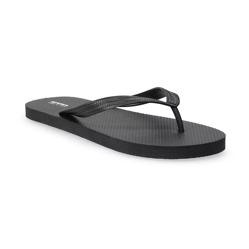 Sonoma Goods For Life® Druski Eva Men's Flip Flops, Size: XL 12/13, Black Product Image