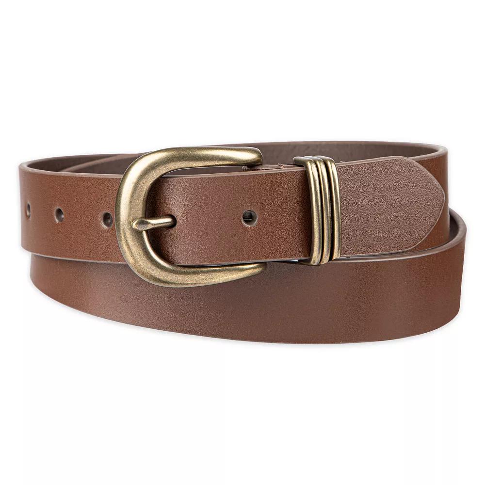 Womens Levis Genuine Leather Triple Metal Keeper Belt Product Image