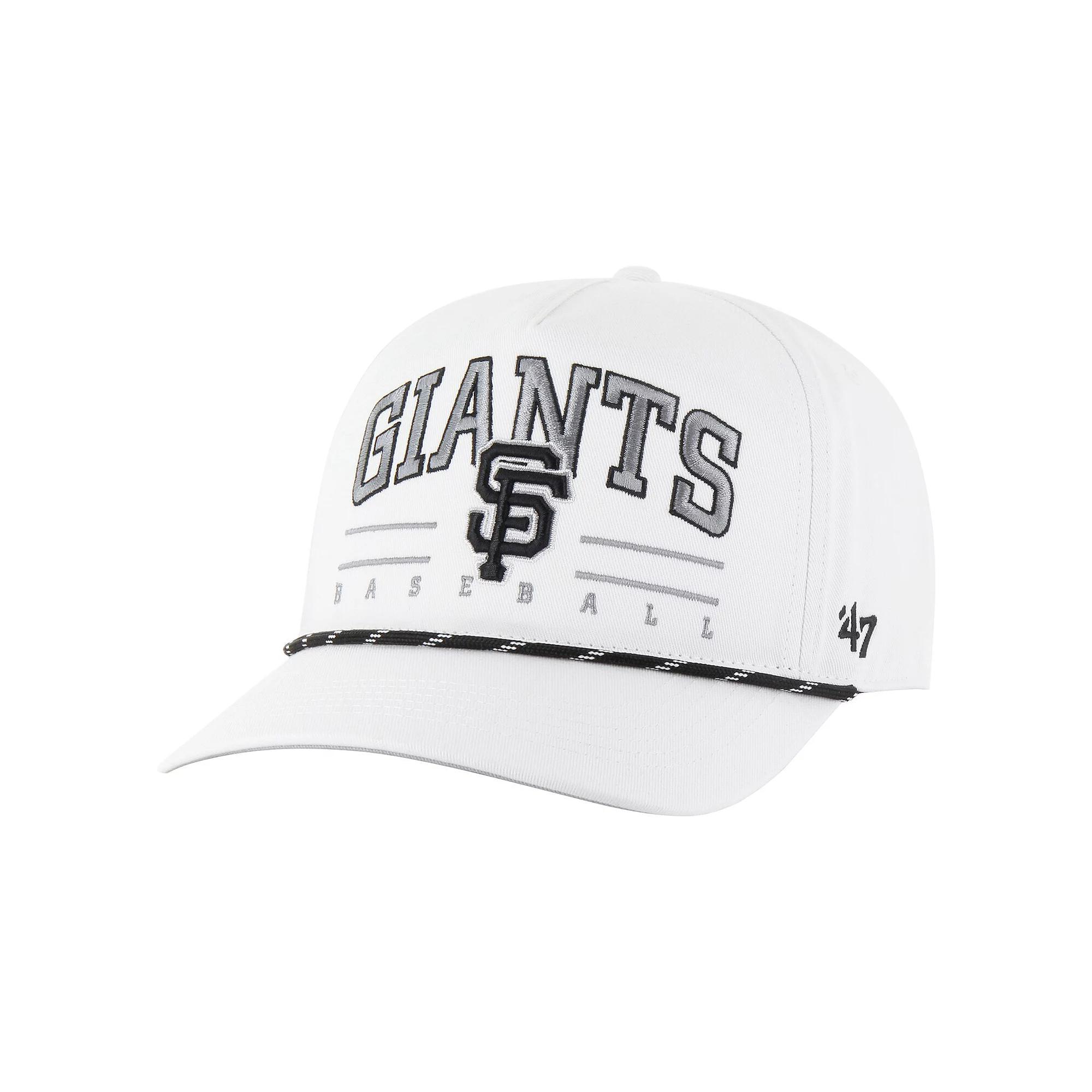 Men's '47 White San Francisco Giants Roscoe Speckle Hitch Adjustable Hat Product Image