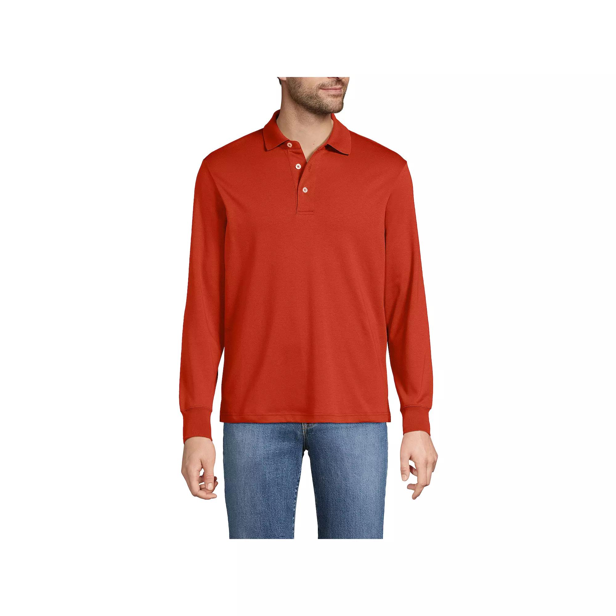 Men's Lands' End Soft Supima Polo,  Product Image