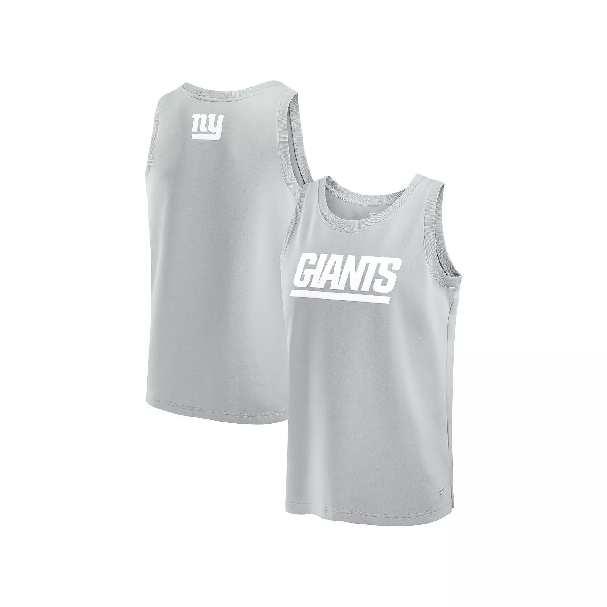 Men's Fanatics Gray New York Giants Elements Tank Top,  Product Image