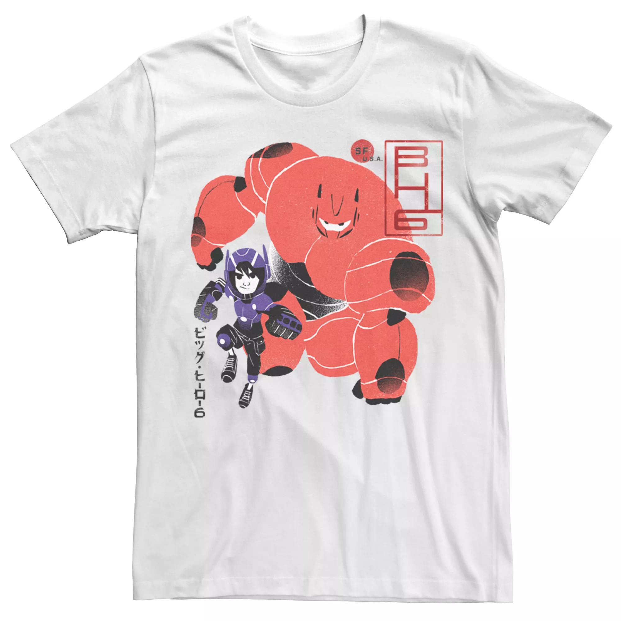 Men's Big Hero 6 Duo Kanji Airbrush Tee,  Product Image