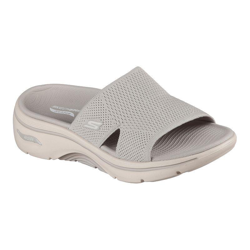 Skechers GO WALK® Arch Fit® 2.0 Dakota Women's Sandals, Size: 5, Brown Product Image