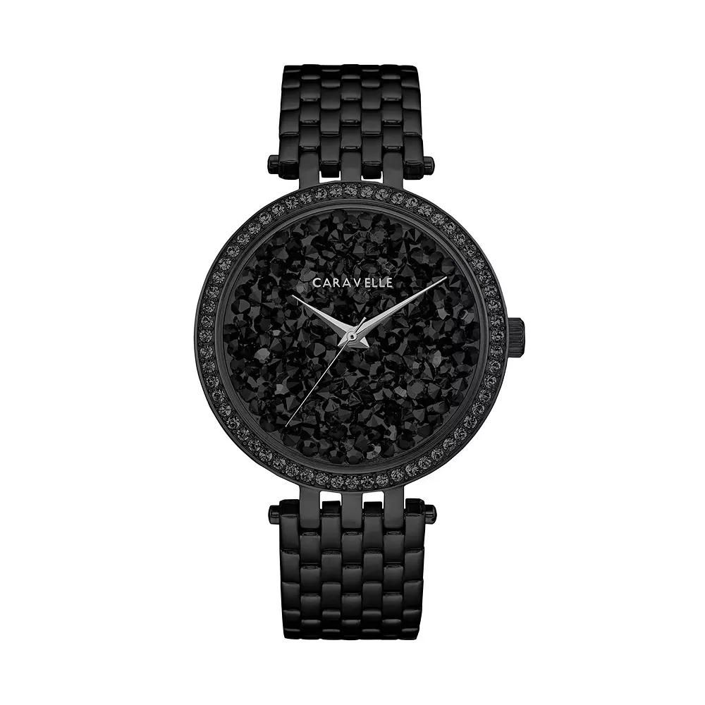 Caravelle by Bulova Women's Crystal Pave Stainless Steel Watch - 45L171,  Product Image