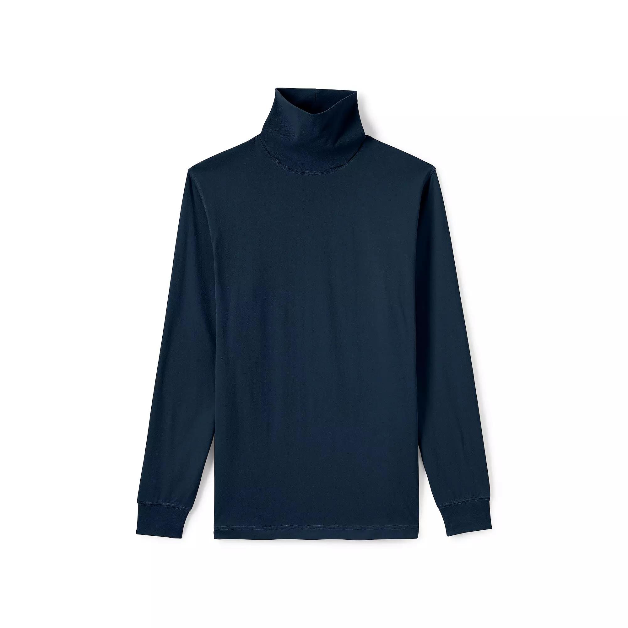 Big & Tall Lands' End Super-T Turtleneck, Men's,  Product Image