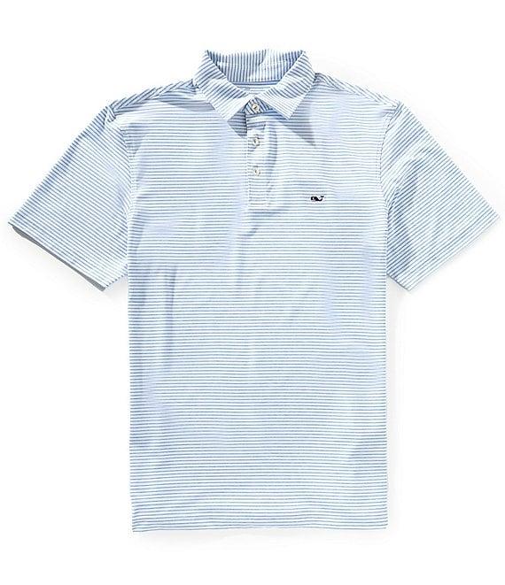 Vineyard Vines Bradley Stripe Sankaty Short Sleeve Polo Shirt Product Image