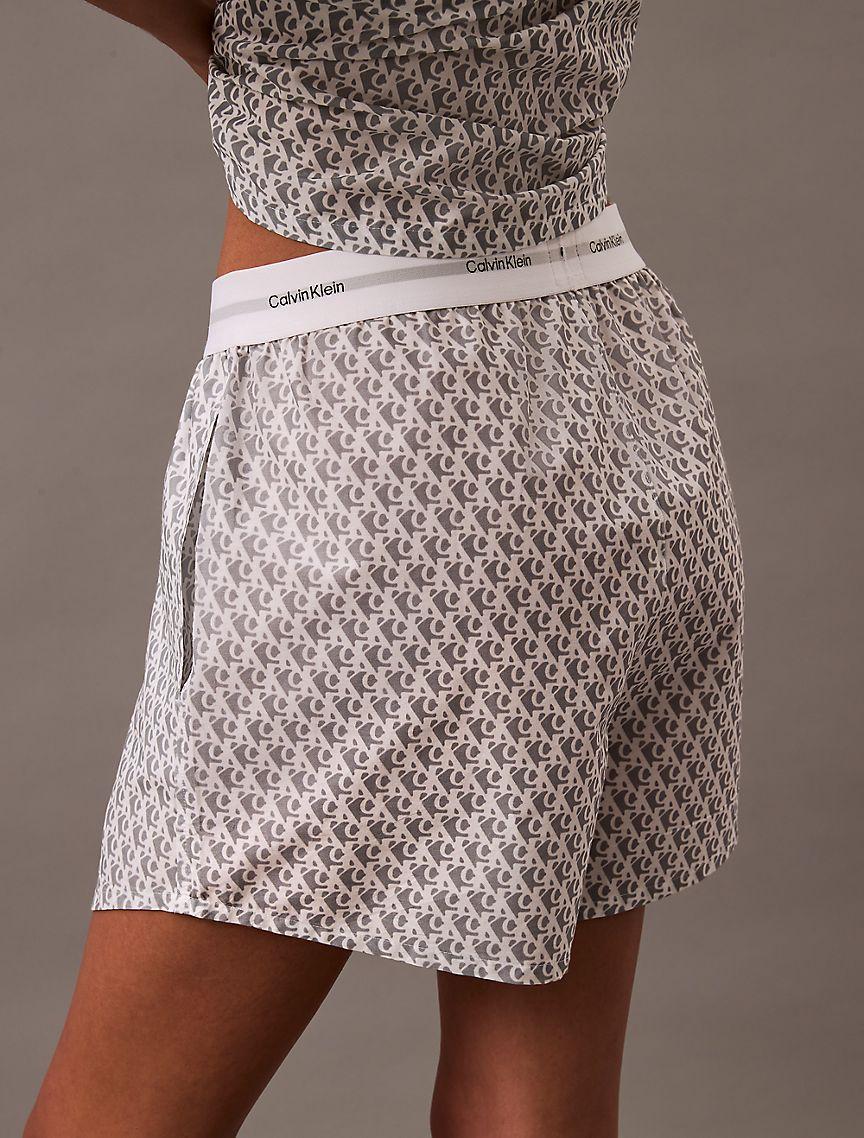 Cotton Poplin Lounge Shorts Product Image