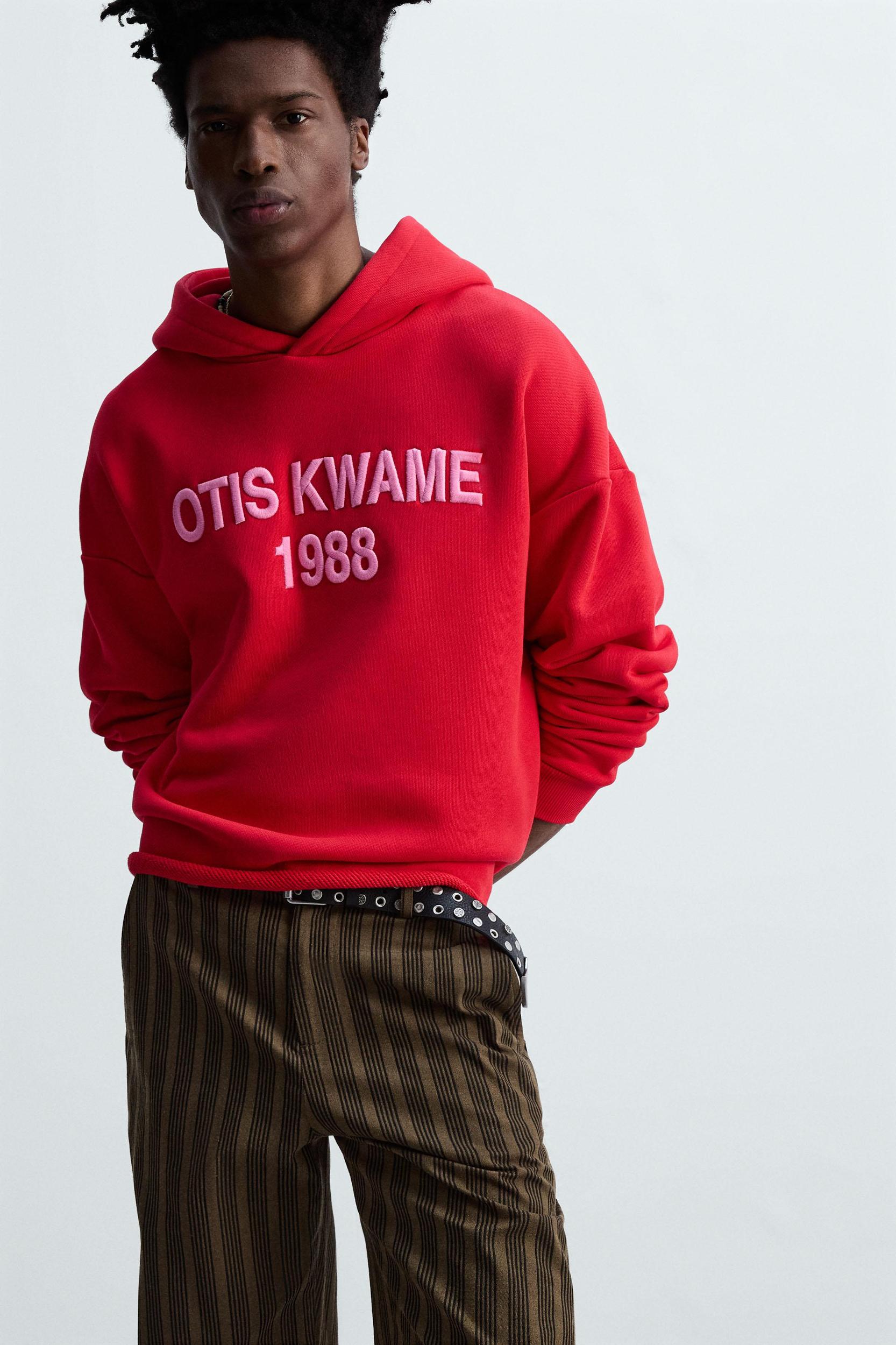 EMBROIDERED HOODIE SWEATSHIRT © OTIS KWAME KYE QUAICOE Product Image
