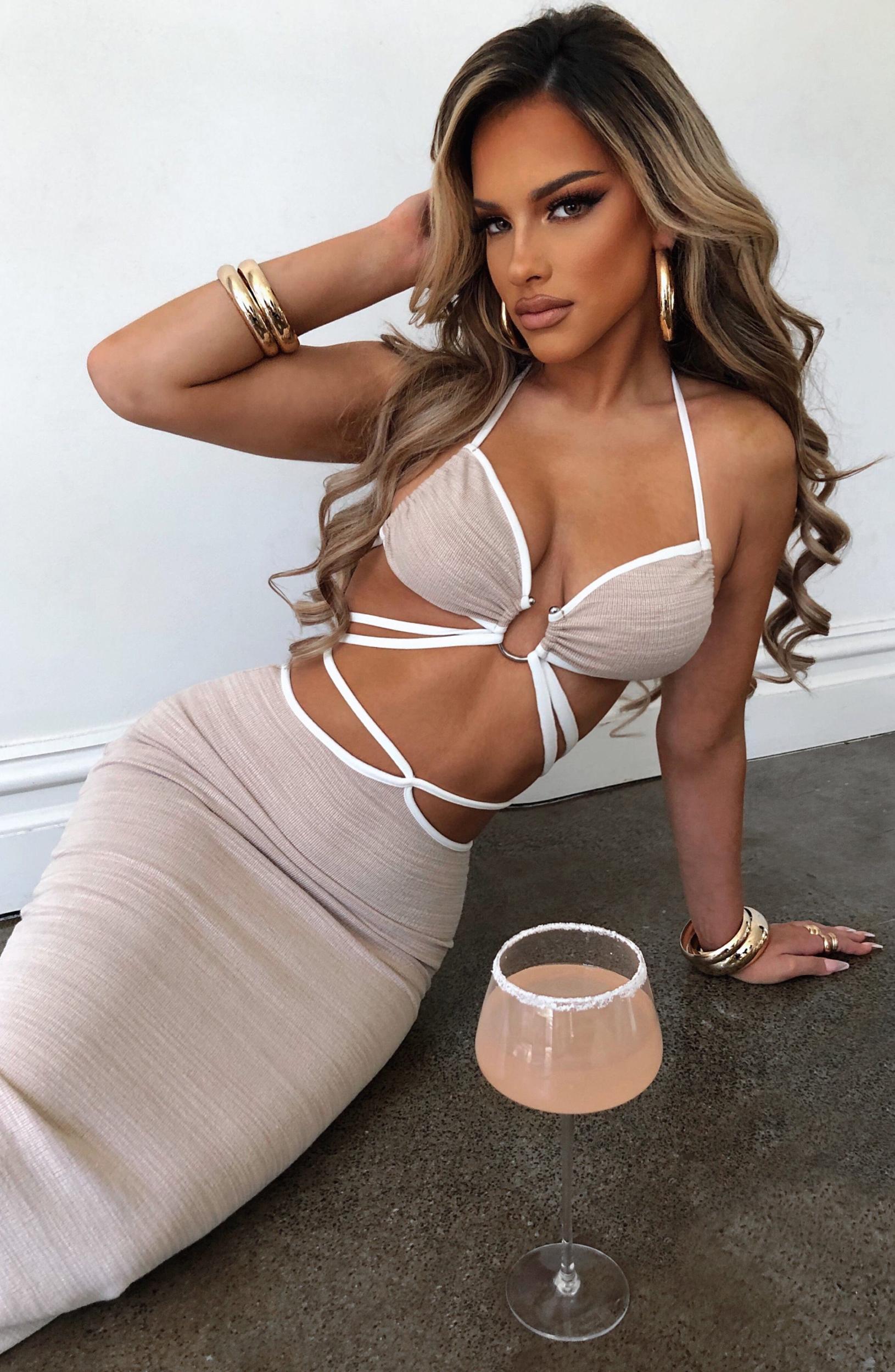 Lelita Maxi Skirt - Beige Product Image