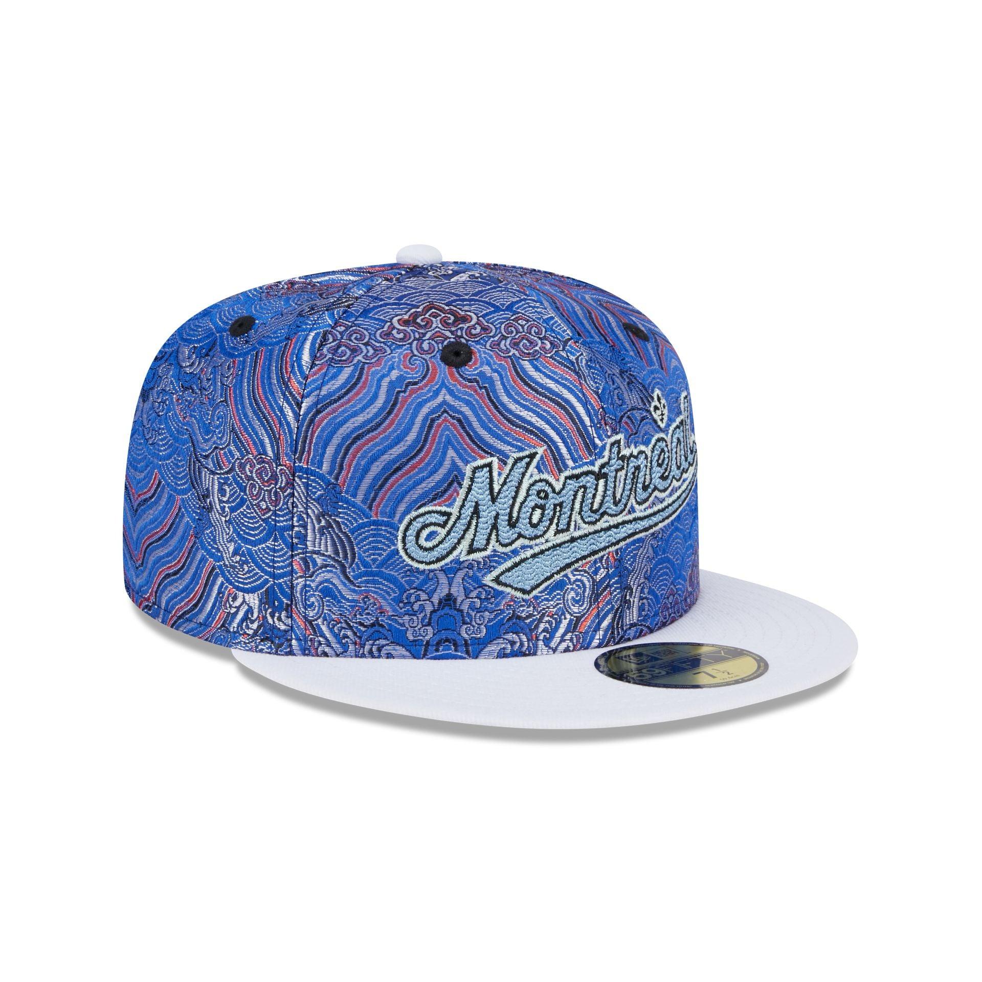 Montreal Expos Wave Fill 59FIFTY Fitted Hat Male Product Image