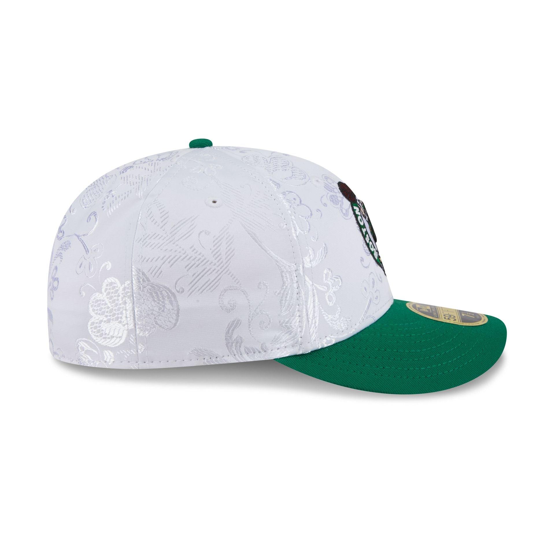 Boston Celtics Floral Shine Low Profile 59FIFTY Fitted Hat Male Product Image