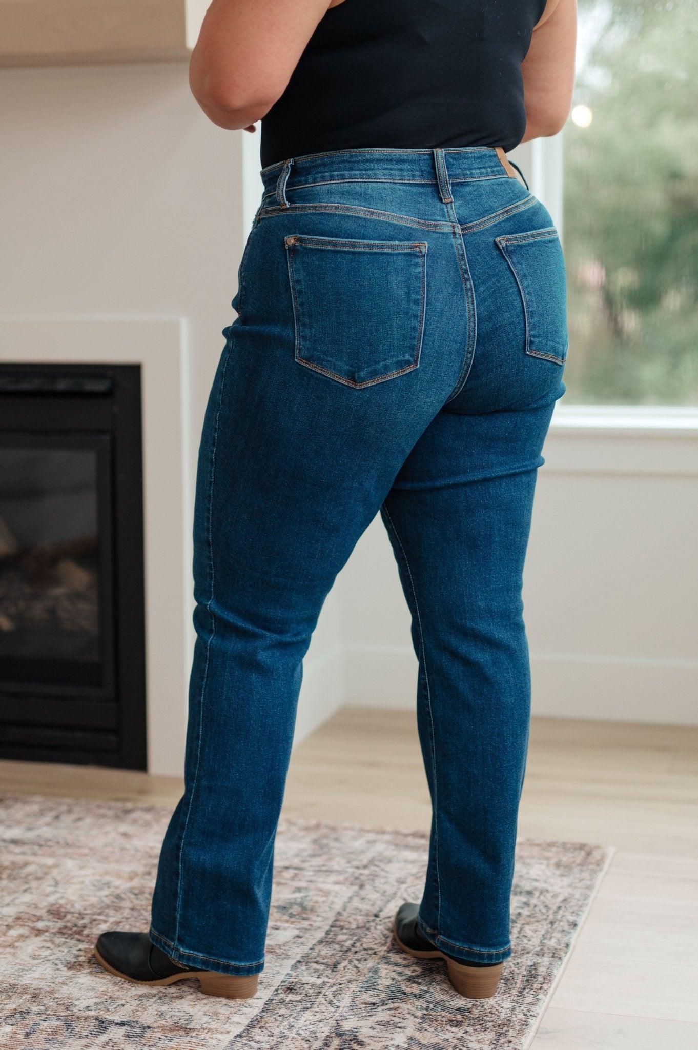 Pippa High Rise Button Fly Straight Jeans (Online Exclusive) Product Image