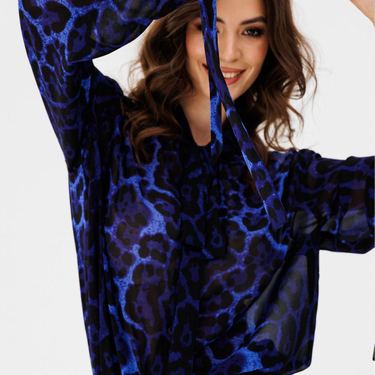 Printed Blouse Top Product Image