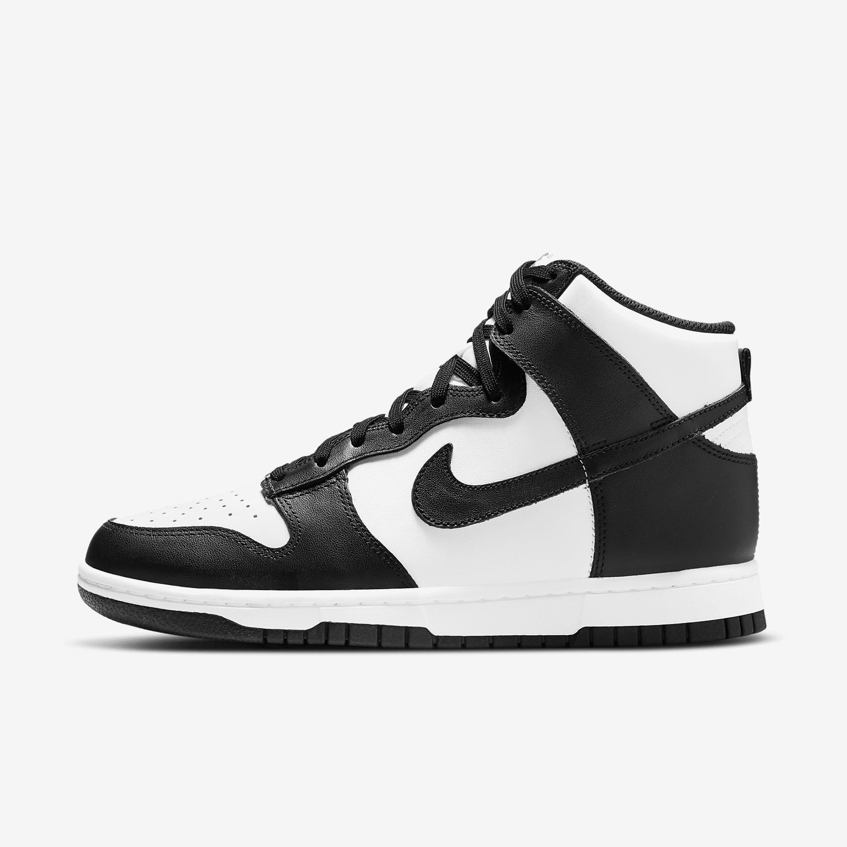 Nike Womens Nike Dunk High - Womens Shoes White/Black Product Image