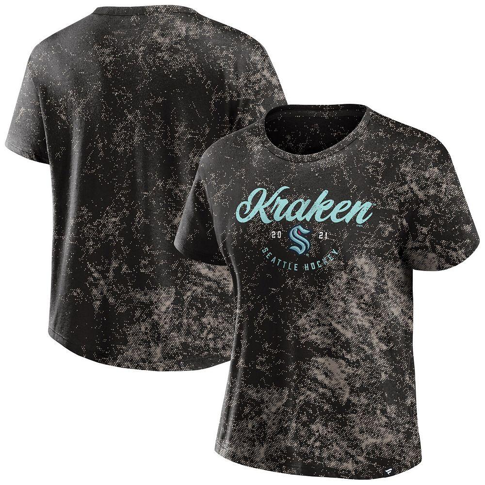 Women's Fanatics Branded Black Seattle Kraken Breakaway T-Shirt,  Product Image