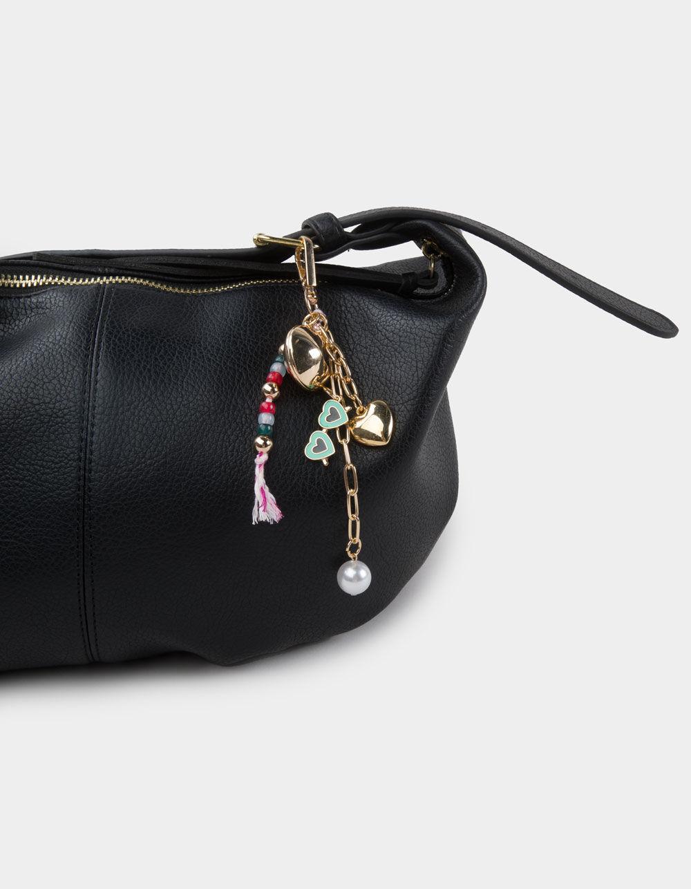 FULL TILT Fortune Cookie Beaded Bag Charm - GOLD Product Image