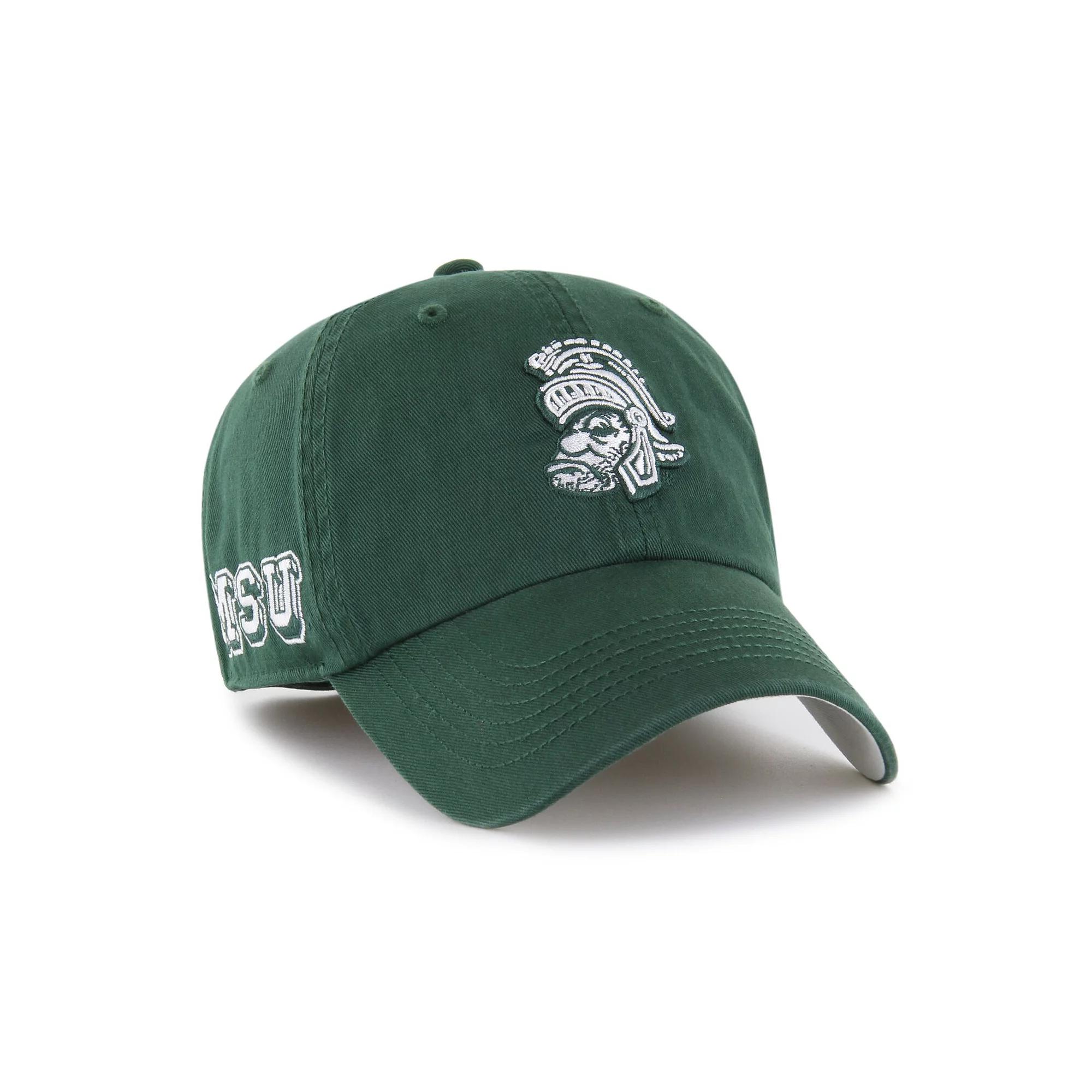 Men's '47 Green Michigan State Spartans Vintage Sure Shot Franchise Fitted Hat, Size: Large Product Image