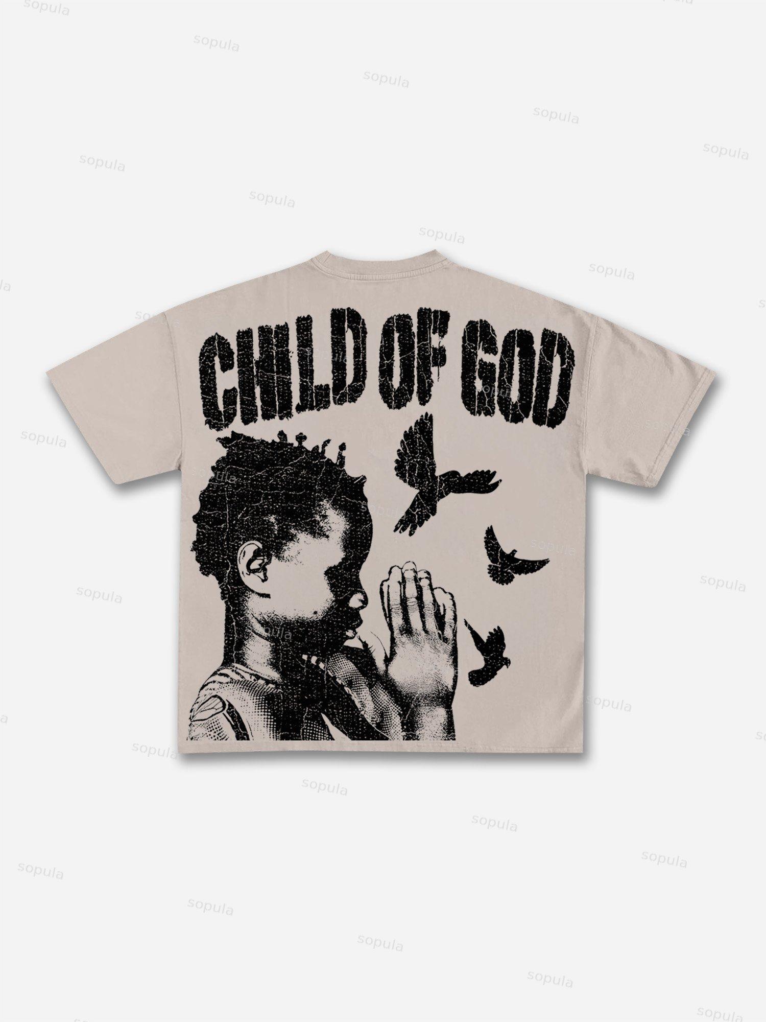 Ambition Legendary Boxer Portrait Dot Graphic Cotton T-shirt Product Image