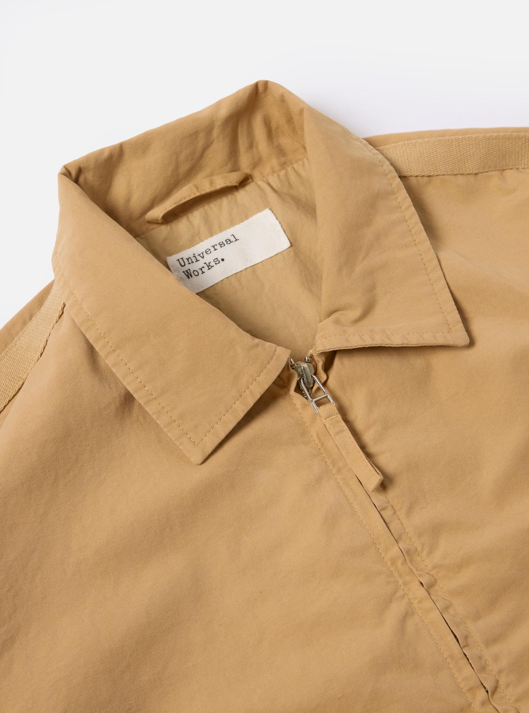 Dark Sand Summer Canvas Windcheater Jacket Product Image