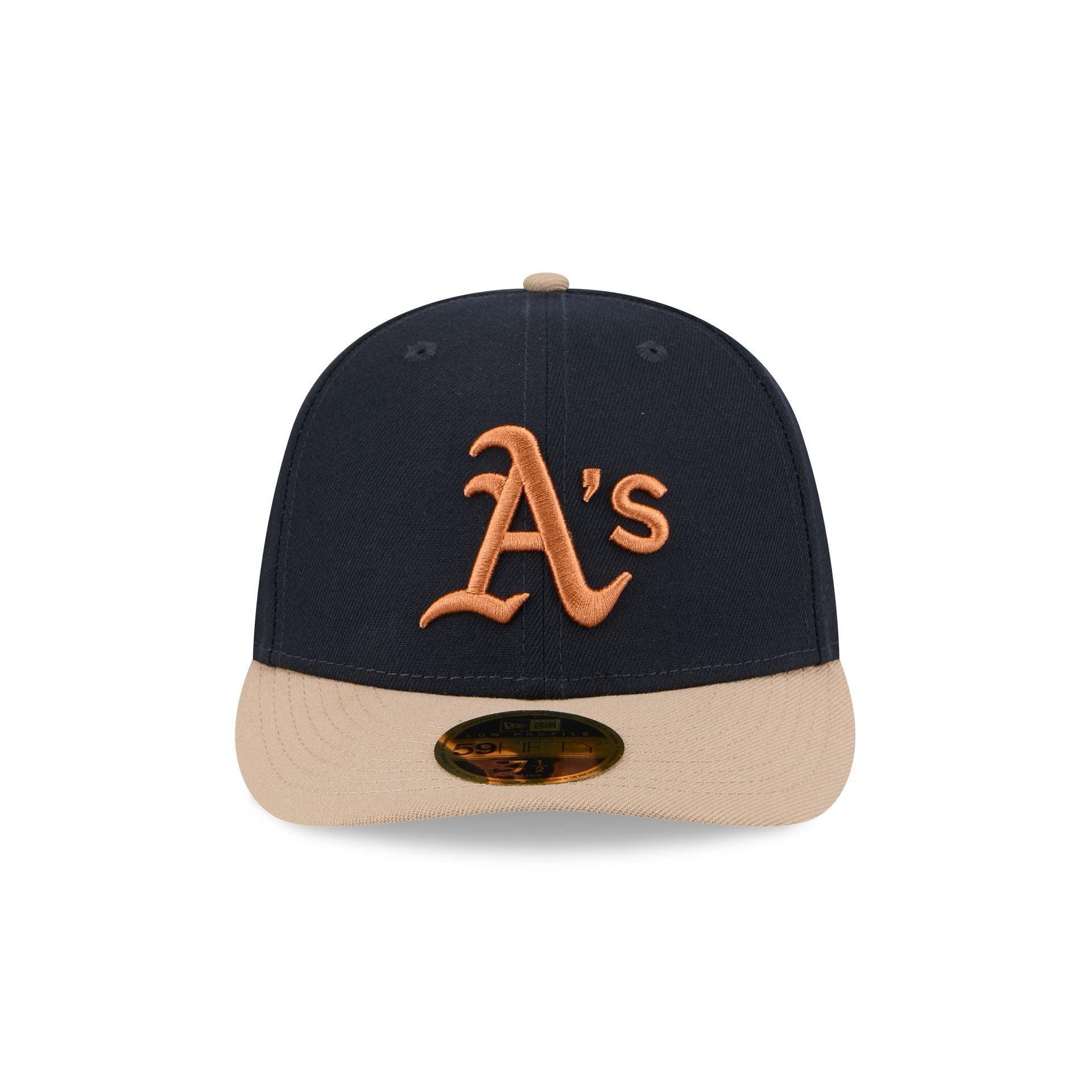 Athletics Blue Ivory Low Profile 59FIFTY Fitted Hat Male Product Image