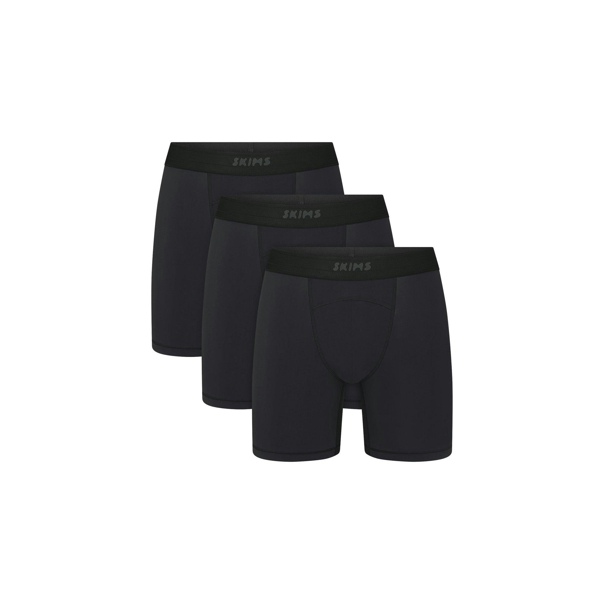 SKIMS FLEX MENS 7" BOXER BRIEF 3-PACK | OBSIDIAN Product Image