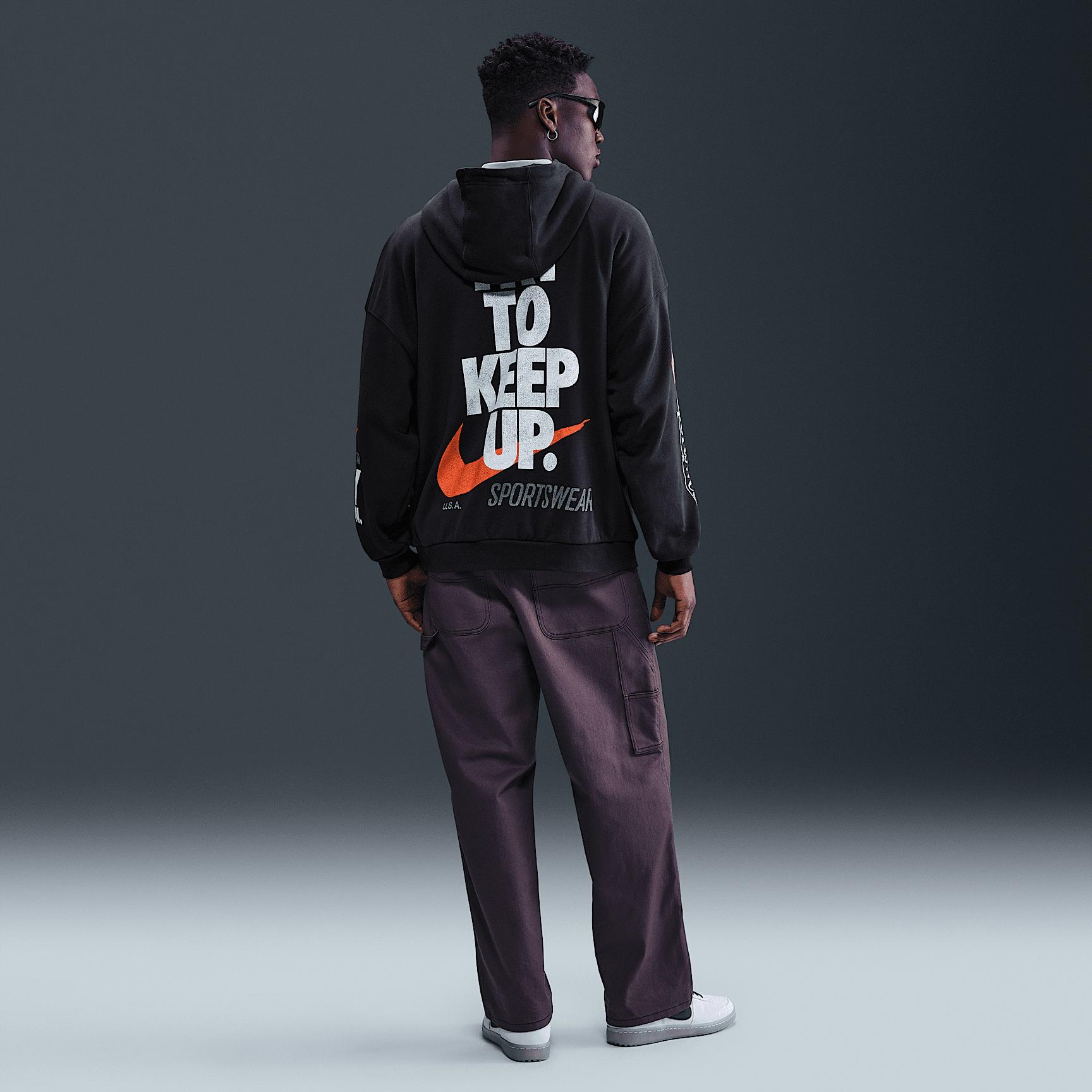 Nike Men's Club Oversized French Terry Pullover Hoodie Product Image