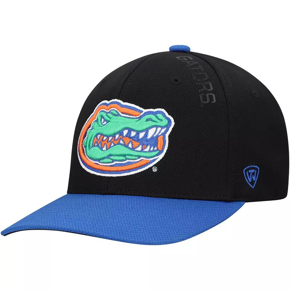Men's Top of the World Black Florida Gators Reflex 2.0 Flex Fit Hat,  Product Image