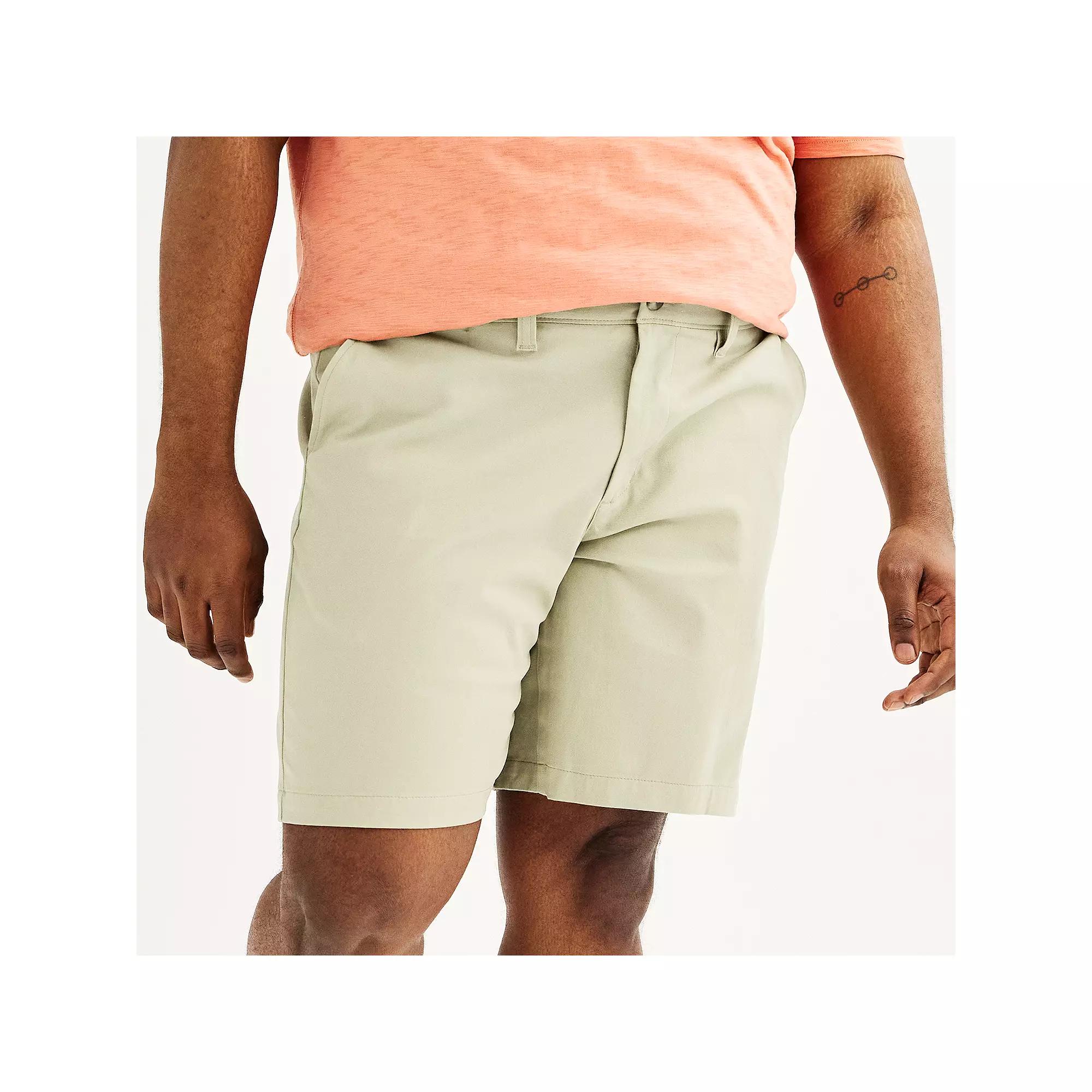 Big & Tall Sonoma Goods For Life® Flexwear Flat Front Shorts, Men's, Size: 44, Lanie Beige Product Image
