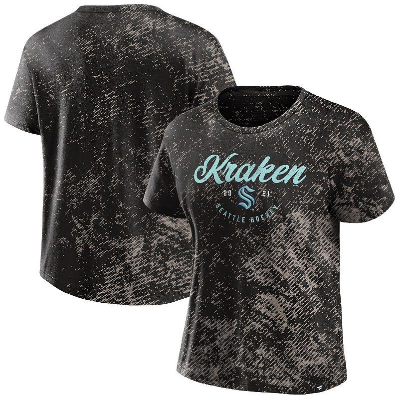 Women's Fanatics Branded Black Seattle Kraken Breakaway T-Shirt,  Product Image