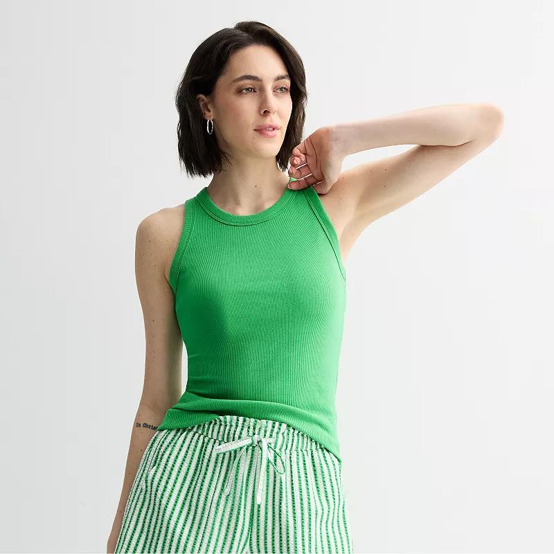 Petite Sonoma Goods For Life® High Neck Layering Tank Top, Women's,  Product Image