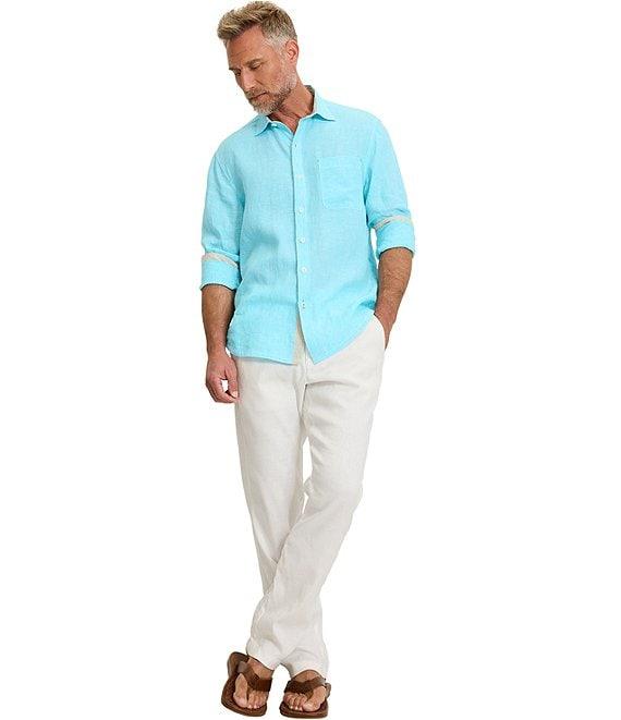 Tommy Bahama Big & Tall Linen Paradise Breezer Long Sleeve Woven Shirt Product Image