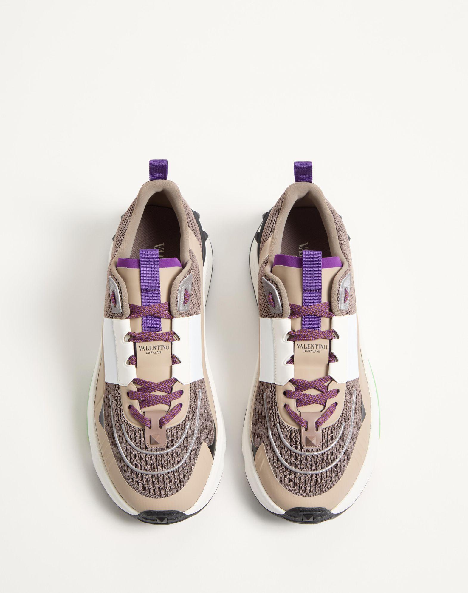 True Act Low Top Sneaker In Mesh And Rubberized Fabric Product Image