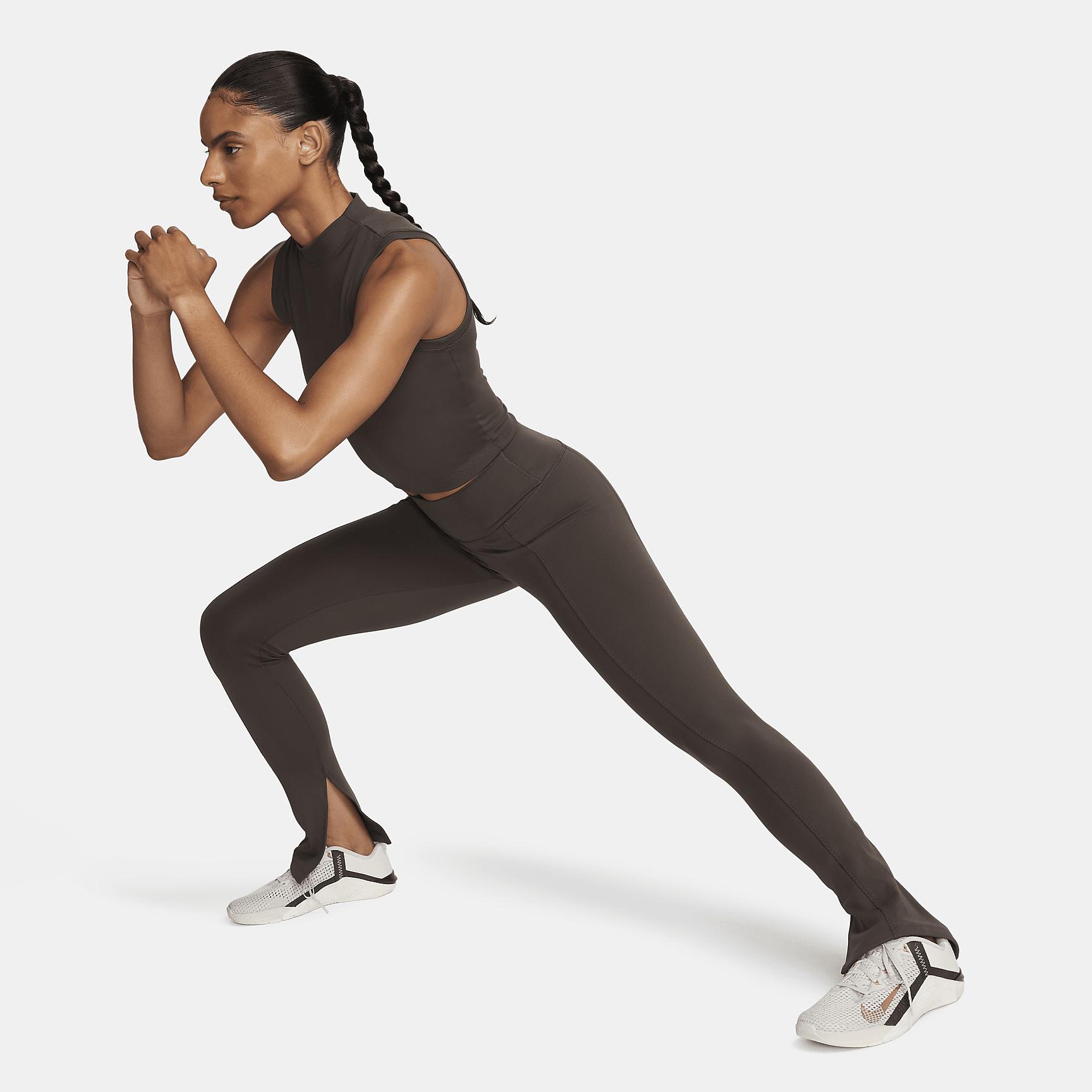 Nike Women's One High-Waisted Full-Length Split-Hem Leggings Product Image