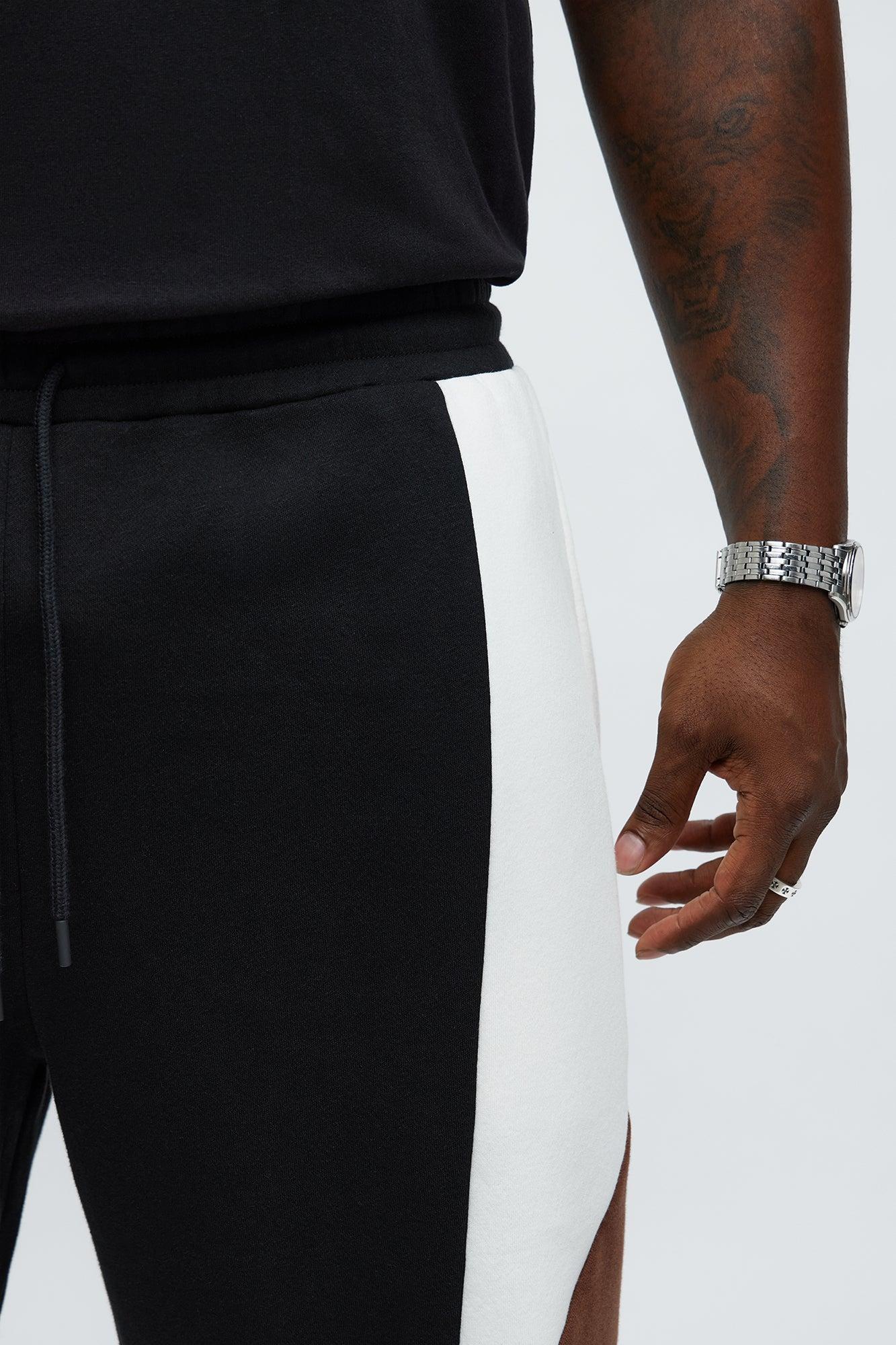 Tyson Paneled Out Relaxed Shorts - Black/combo Male Product Image