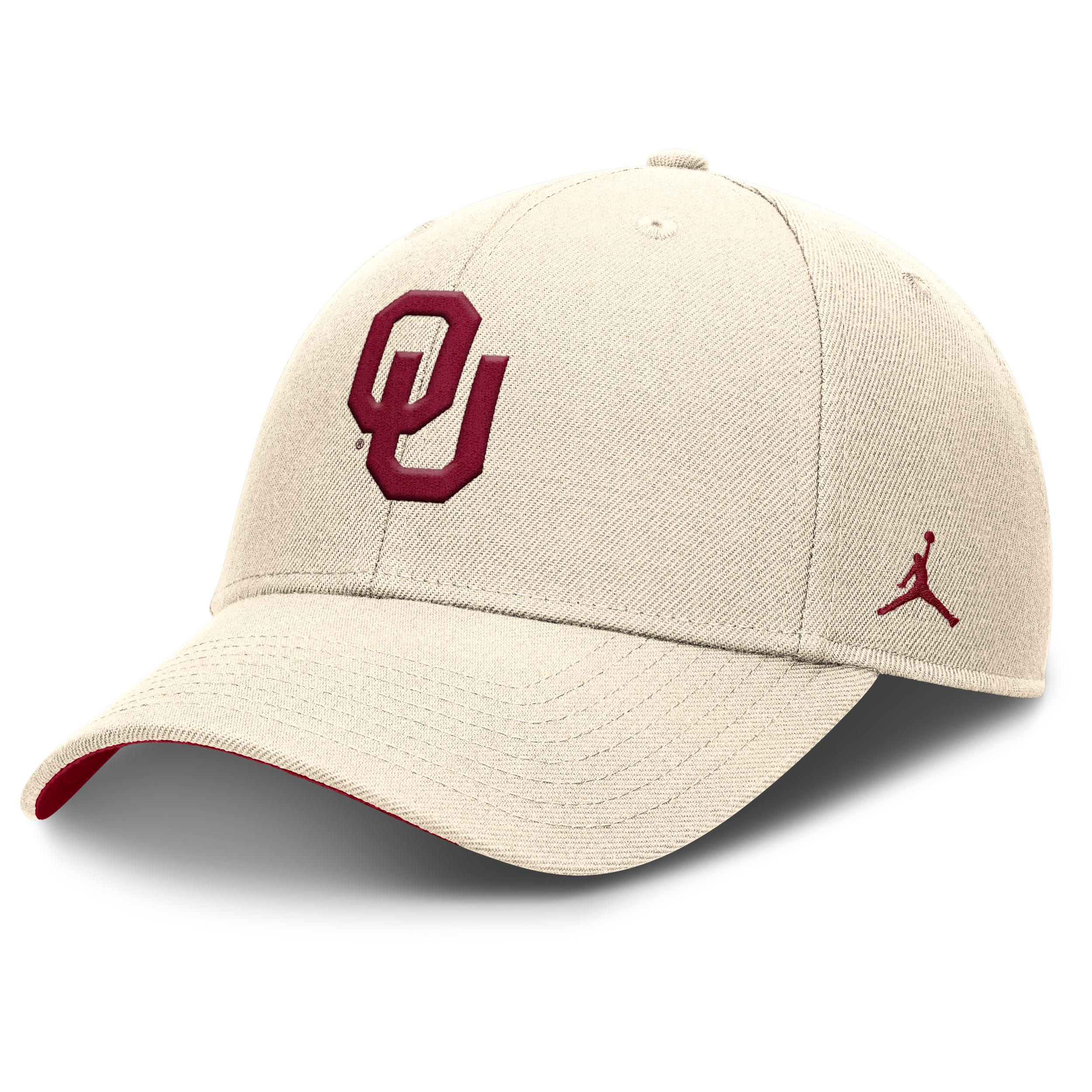 Oklahoma Primetime Rise Men's Jordan Brand Dri-FIT College Trucker Adjustable Hat Product Image