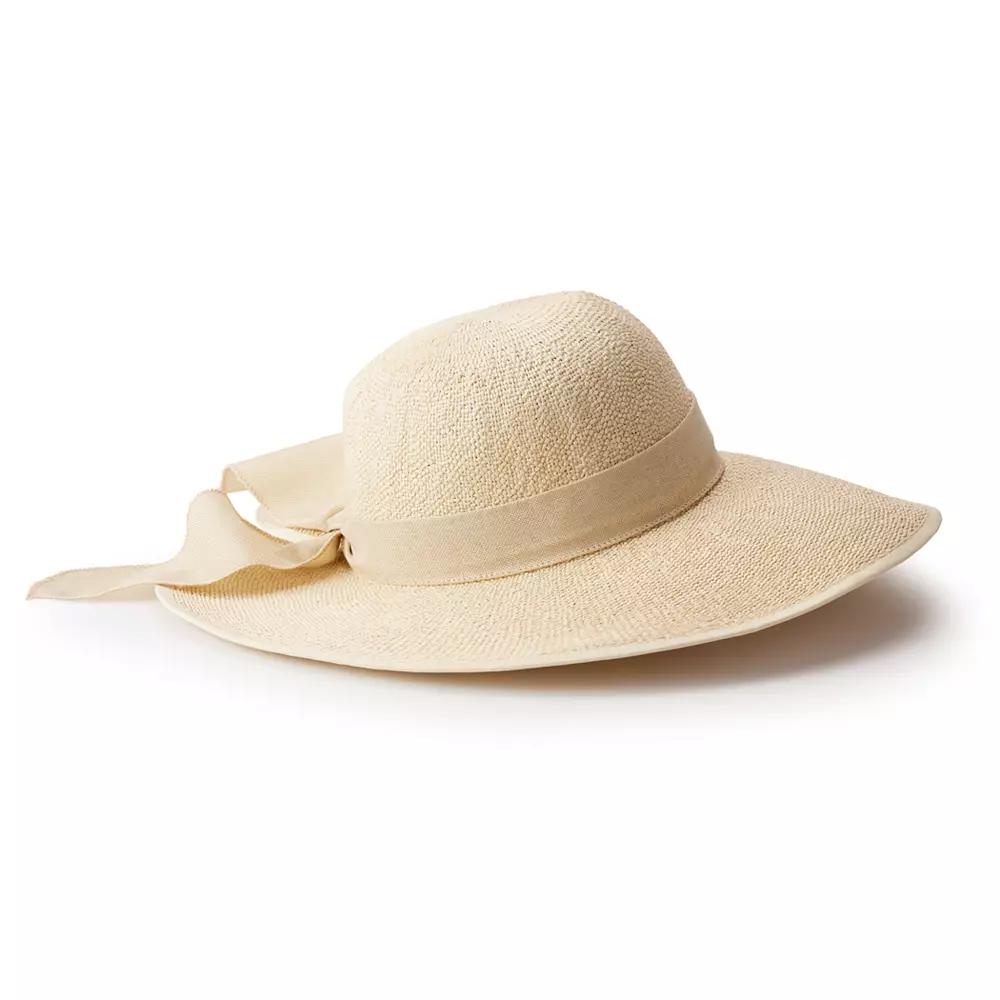 Women's LC By Lauren Conrad Split Back Cloche Hat, Natural Product Image