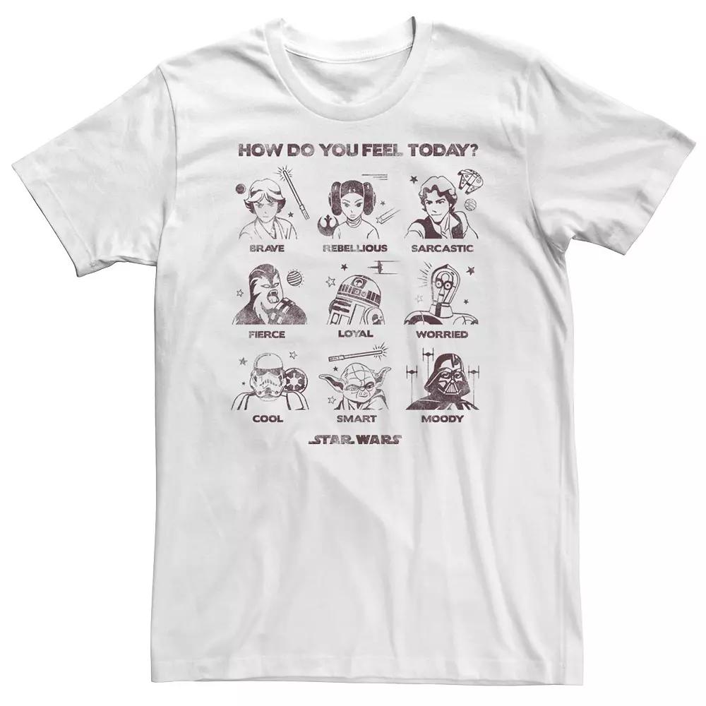 Big & Tall Star Wars Feelings Group Poster Tee, Men's,  Product Image