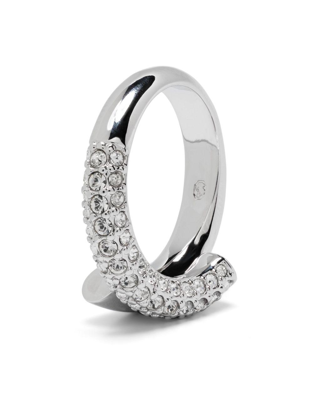 Dextera crystal embellished ring Product Image