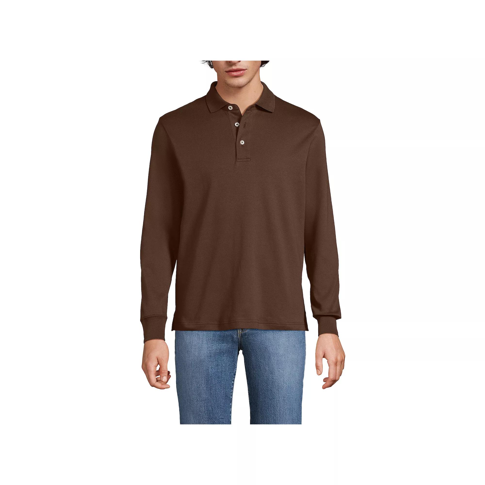 Men's Lands' End Soft Supima Polo,  Product Image