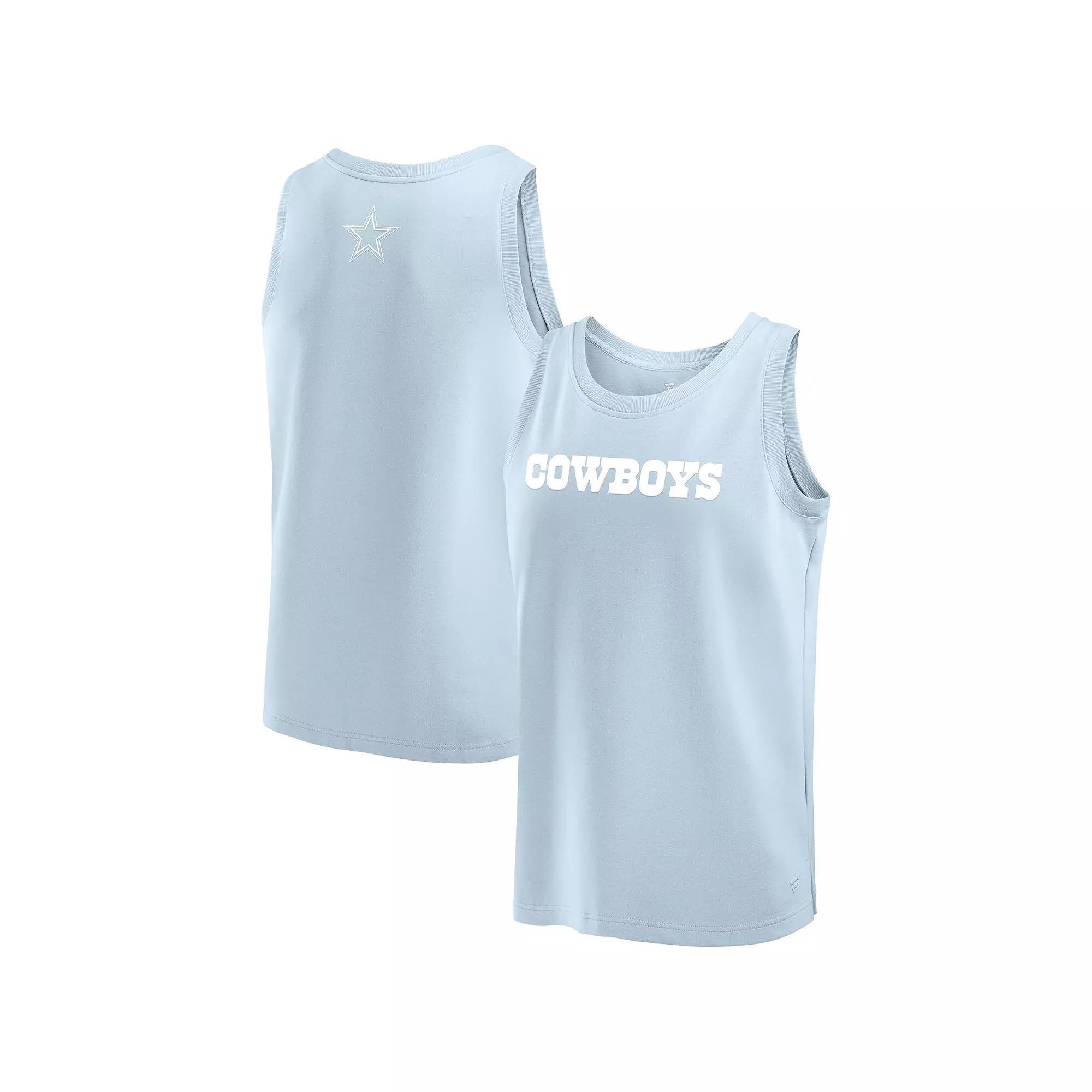 Men's Fanatics Light Blue Dallas Cowboys Elements Tank Top,  Product Image