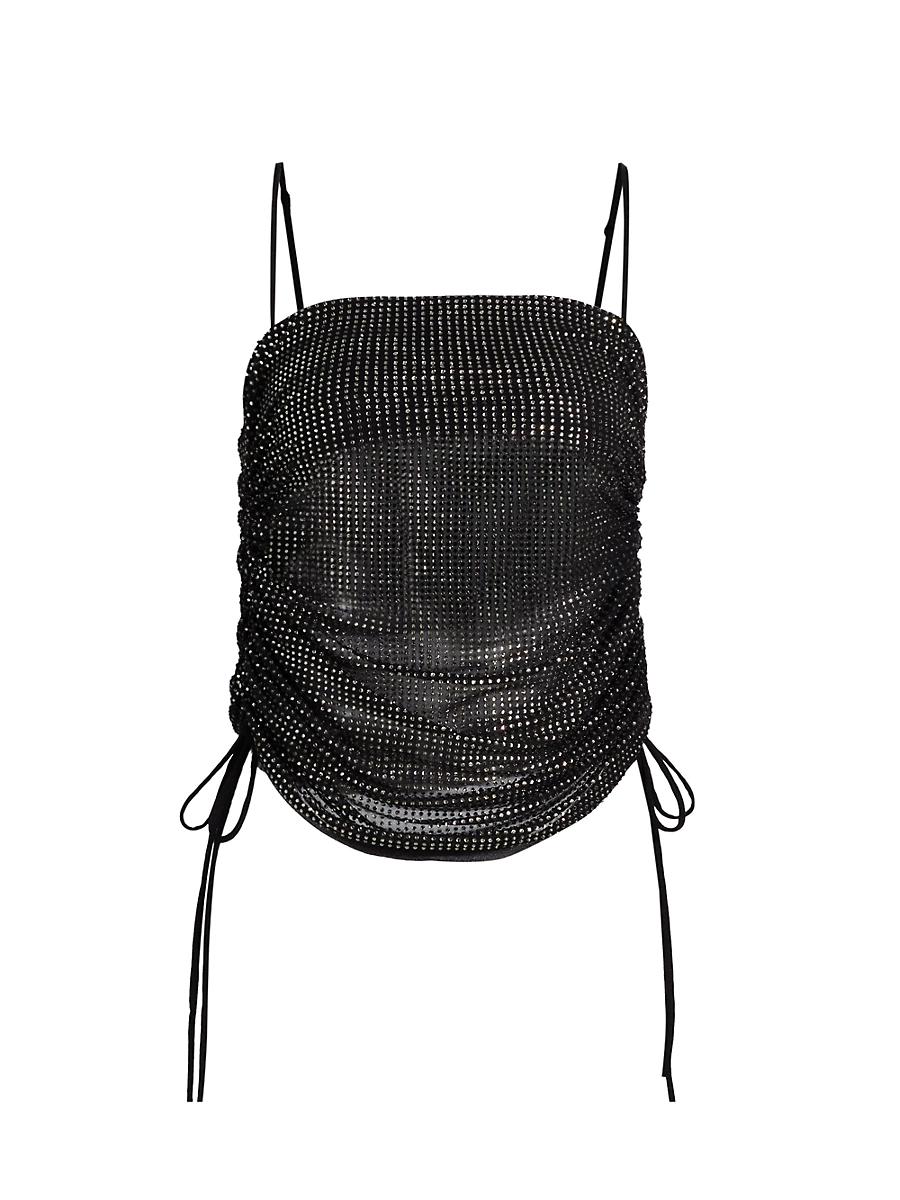 Womens Leopard Hotfix Crystal Camisole Product Image