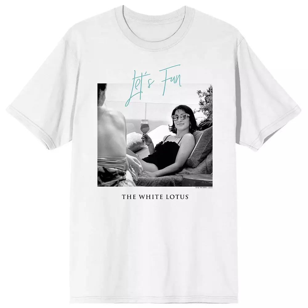 Men's White Lotus Lucia Greco Short Sleeve Graphic Tee,  Product Image