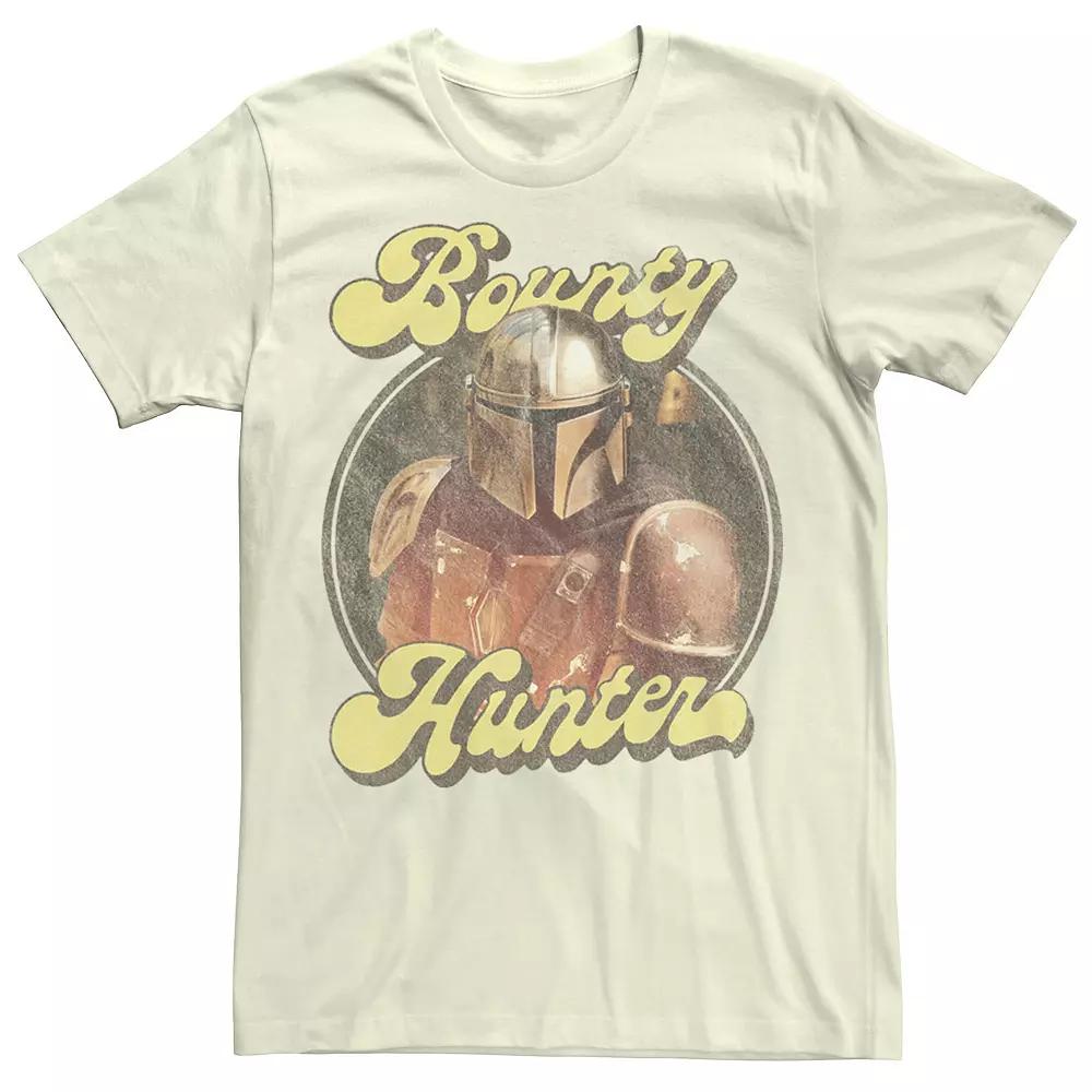 Men's Star Wars The Mandalorian Retro Bounty Hunter Tee,  Product Image