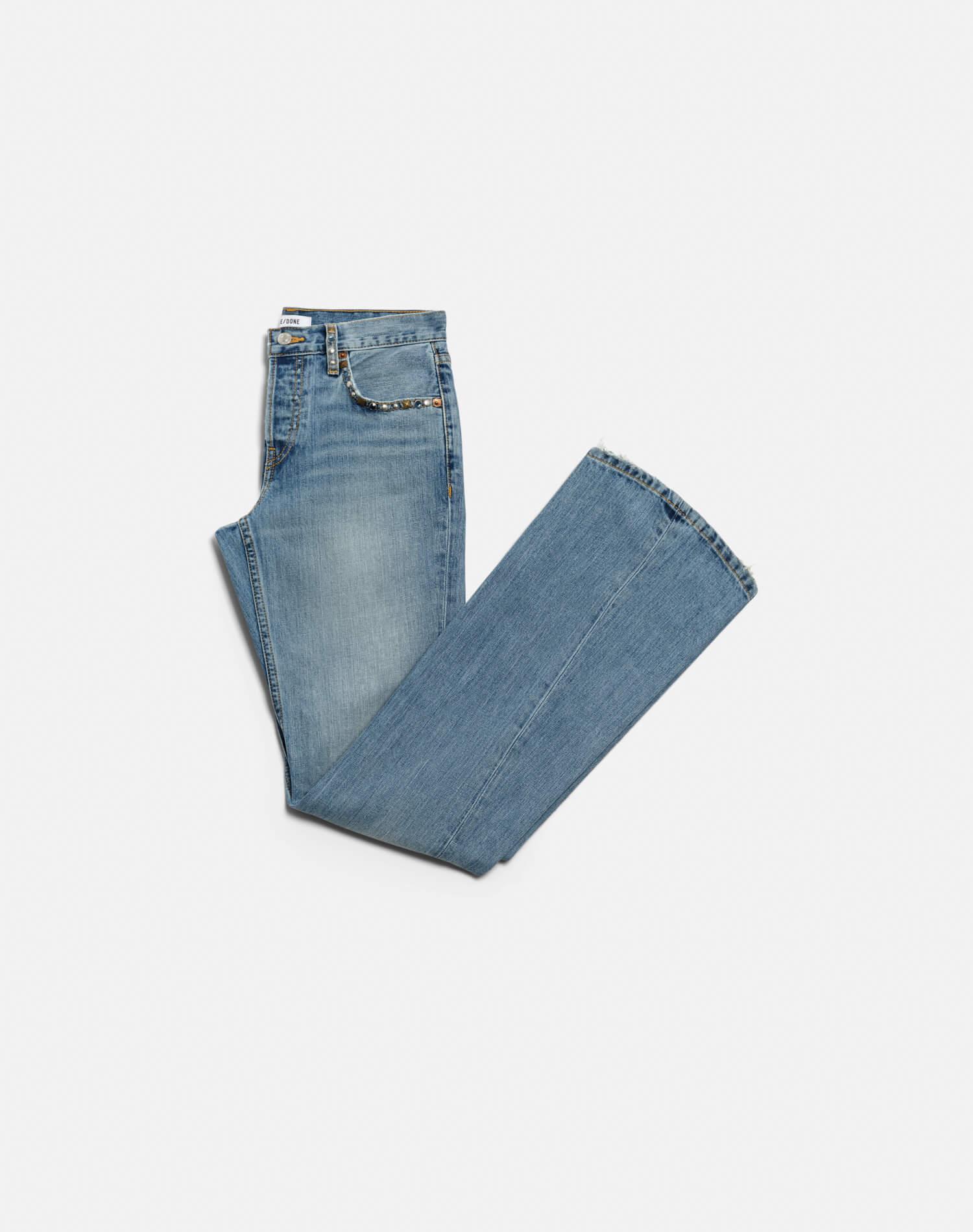 Twisted Mid Rise Bootcut - Thunderstruck Product Image