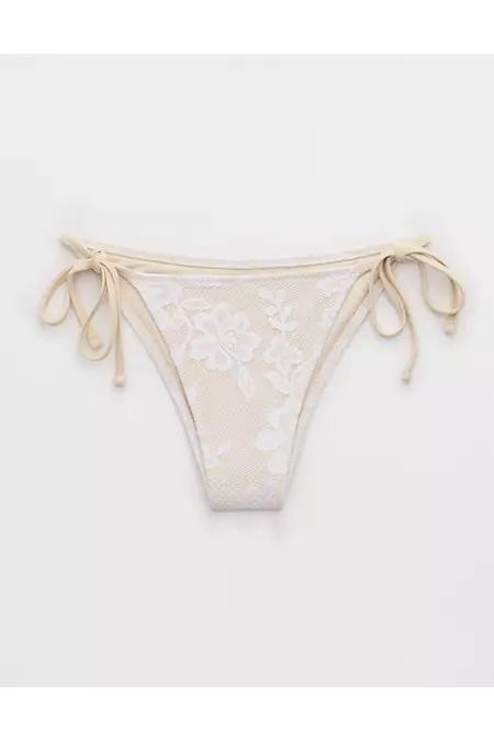 Aerie The Sunbun Lace Bikini Bottom Women's Product Image